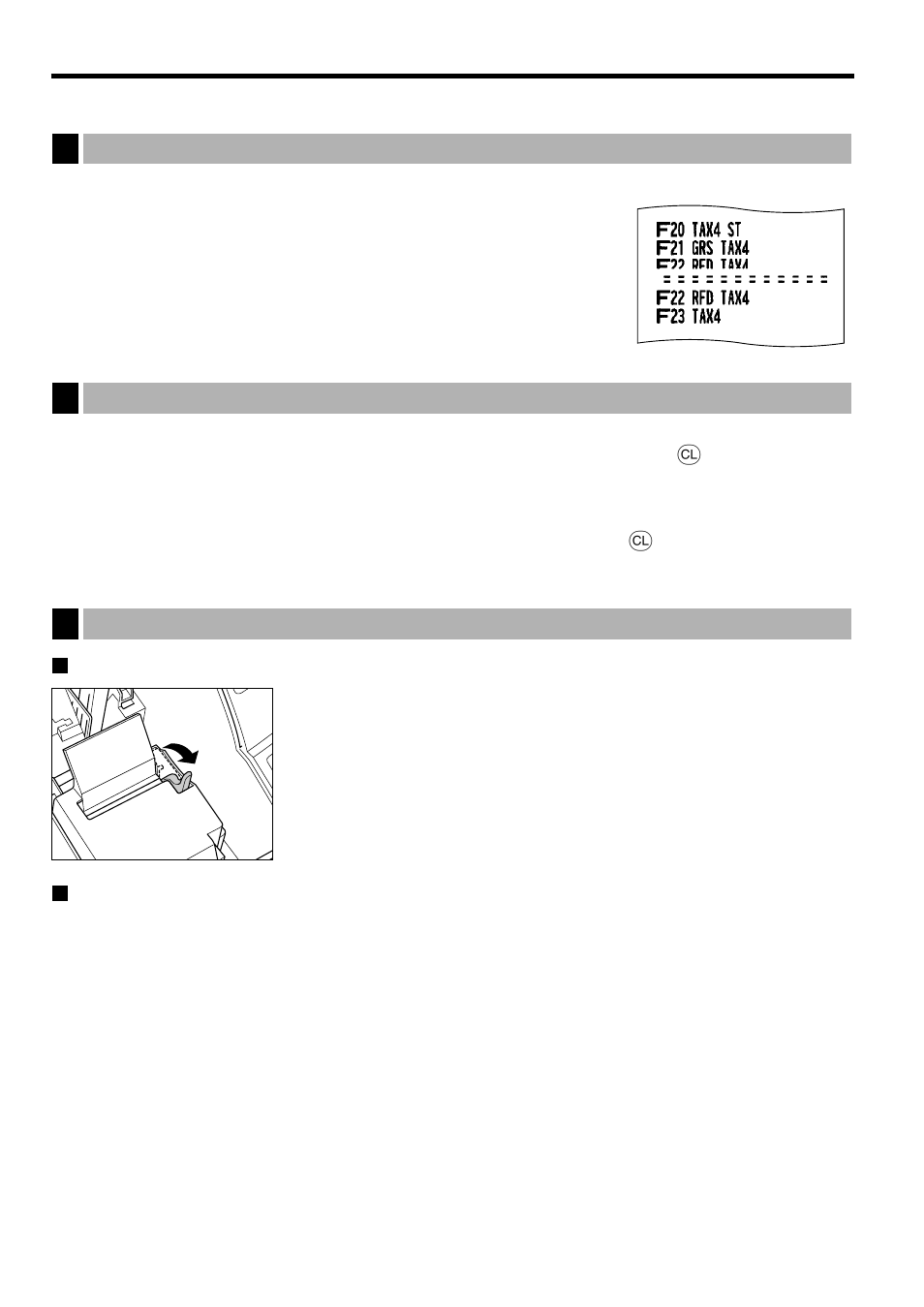 Operator maintenance, 1 in case of power failure, 2 in case of printer error | Cautions in handling the printer | Sharp ELECTRONIC CASH REGISTER XE-A201 User Manual | Page 64 / 105