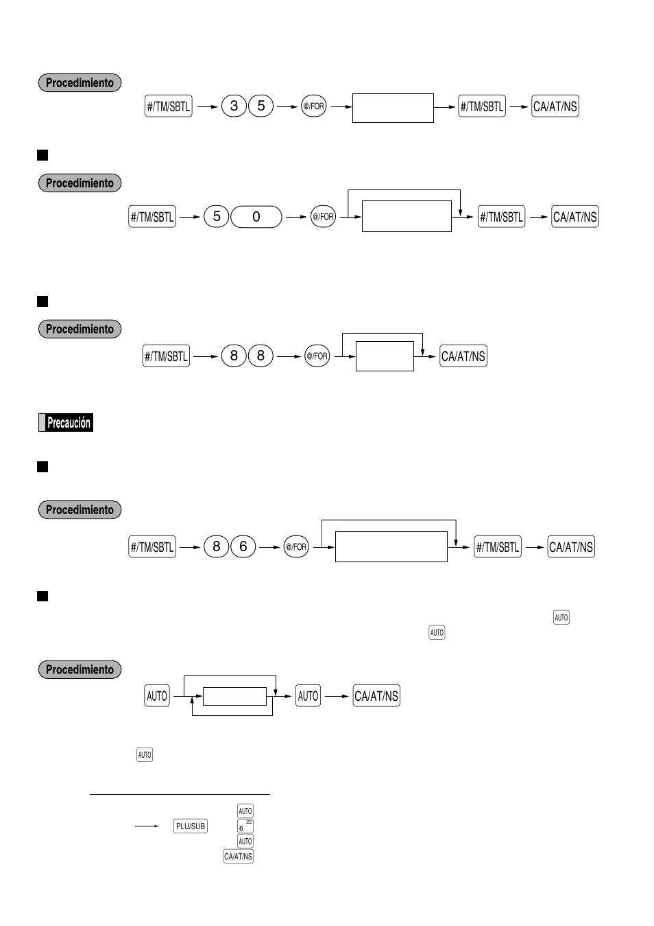 Densidad de impresora térmica, Selección del idioma, Programación. consulte el apartado de | Para cambiar el idioma, As 86 | Sharp ELECTRONIC CASH REGISTER XE-A201 User Manual | Page 97 / 105