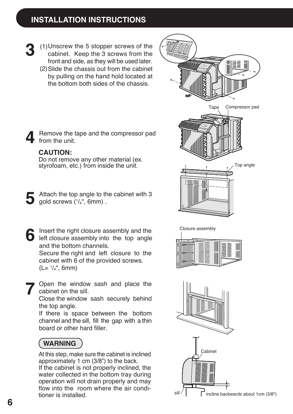 Sharp AF-S120EX User Manual | Page 6 / 20