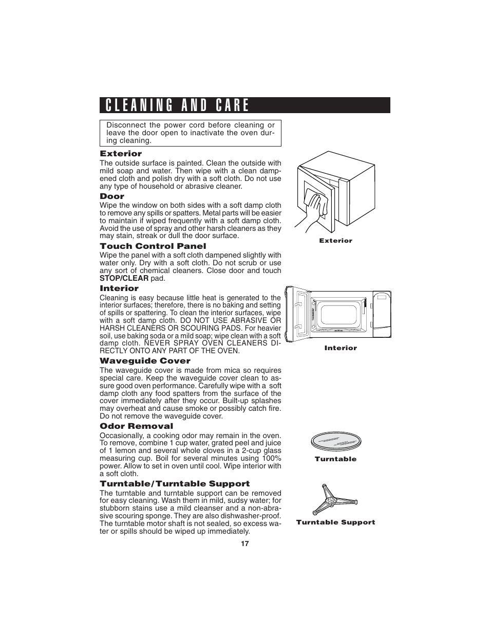 Sharp R-220KW(D) User Manual | Page 19 / 24