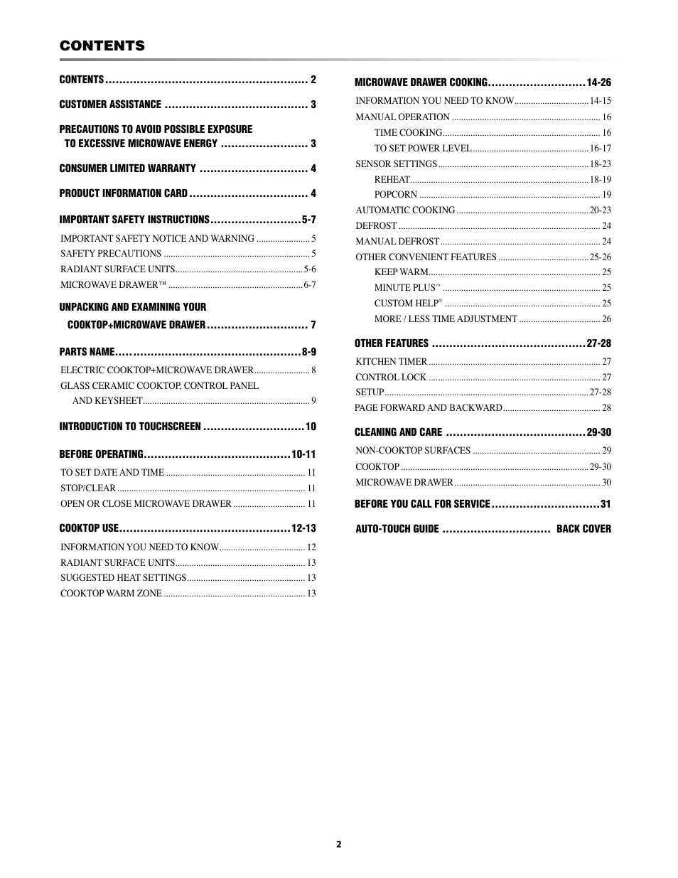 Sharp KB-5121K User Manual | Page 2 / 32