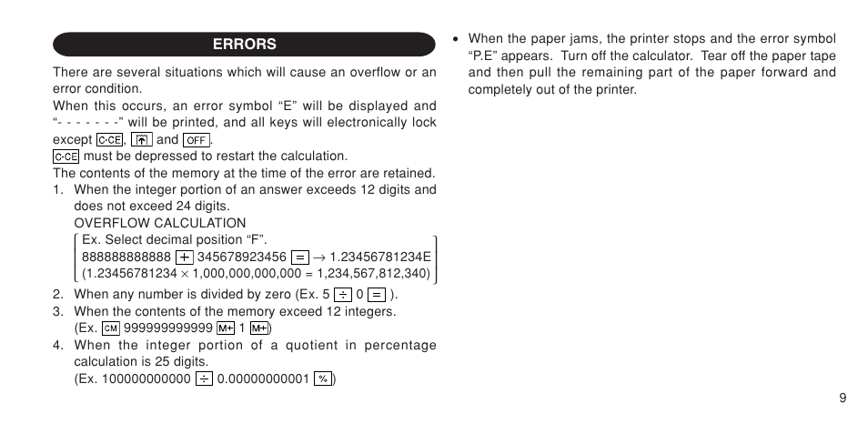 Sharp EL-1611P User Manual | Page 11 / 104