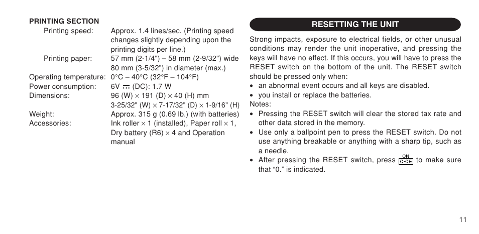 Sharp EL-1611P User Manual | Page 13 / 104