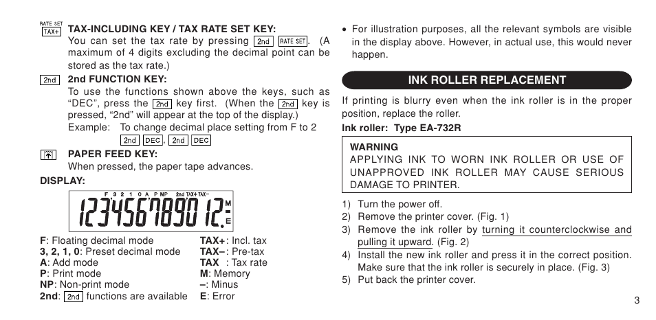 Sharp EL-1611P User Manual | Page 5 / 104