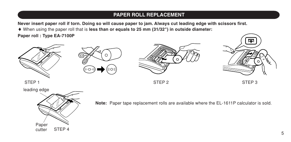 Sharp EL-1611P User Manual | Page 7 / 104