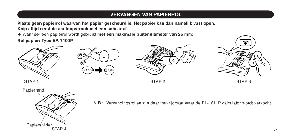 Sharp EL-1611P User Manual | Page 73 / 104