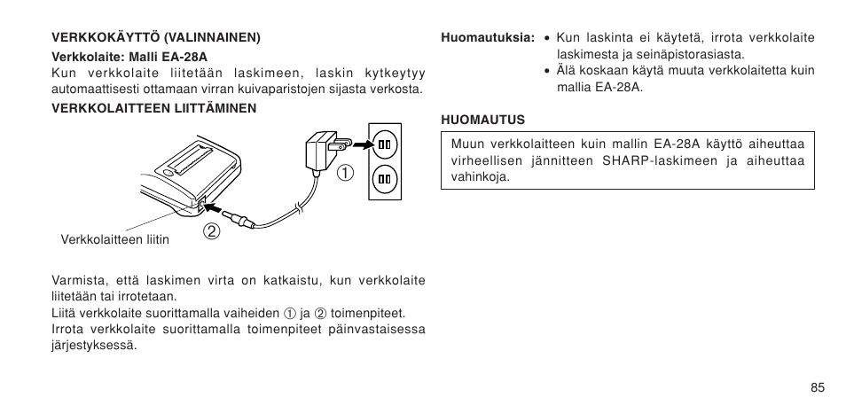 Sharp EL-1611P User Manual | Page 87 / 104