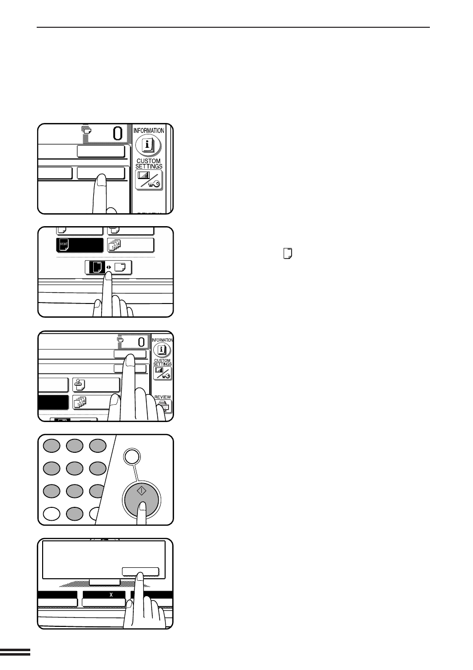 Cancel ok ok, Text stamp | Sharp AR-287 User Manual | Page 74 / 152