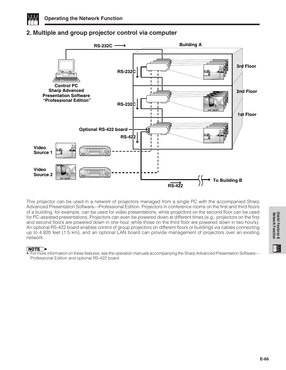 Multiple and group projector control via computer | Sharp Conference Series XG-V10WU User Manual | Page 67 / 90
