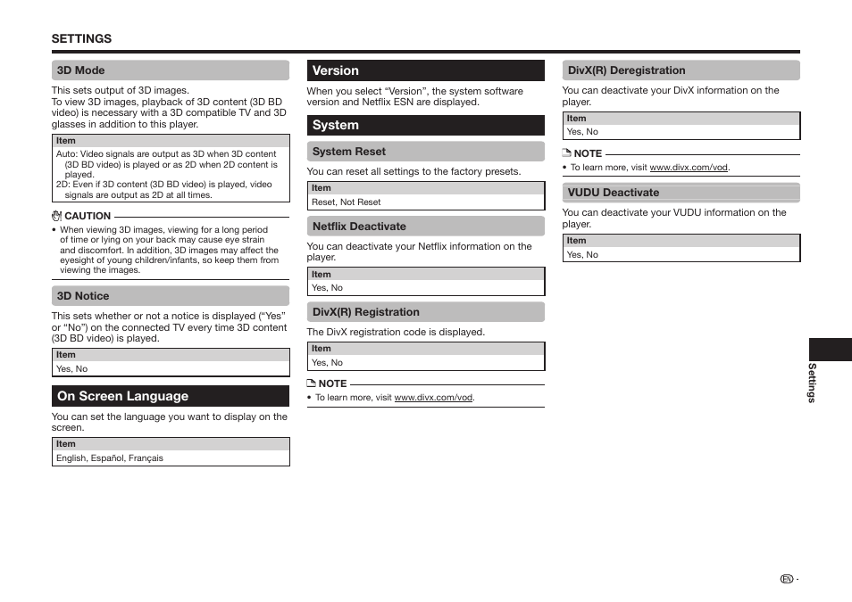 Sharp BD-HP75U User Manual | Page 47 / 74