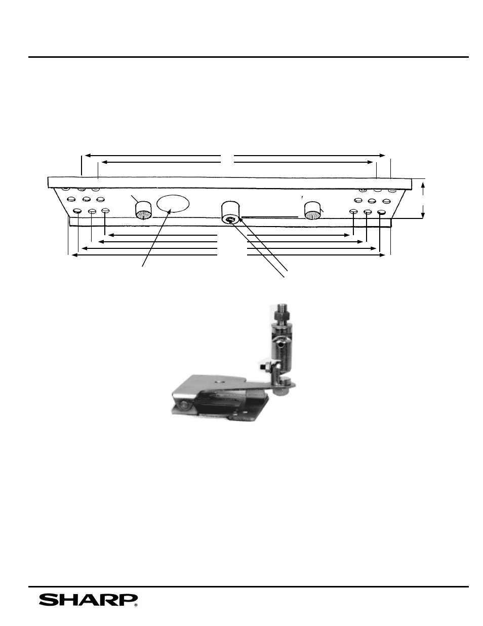 Installation instructions | Sharp AN-CM270 User Manual | Page 11 / 12