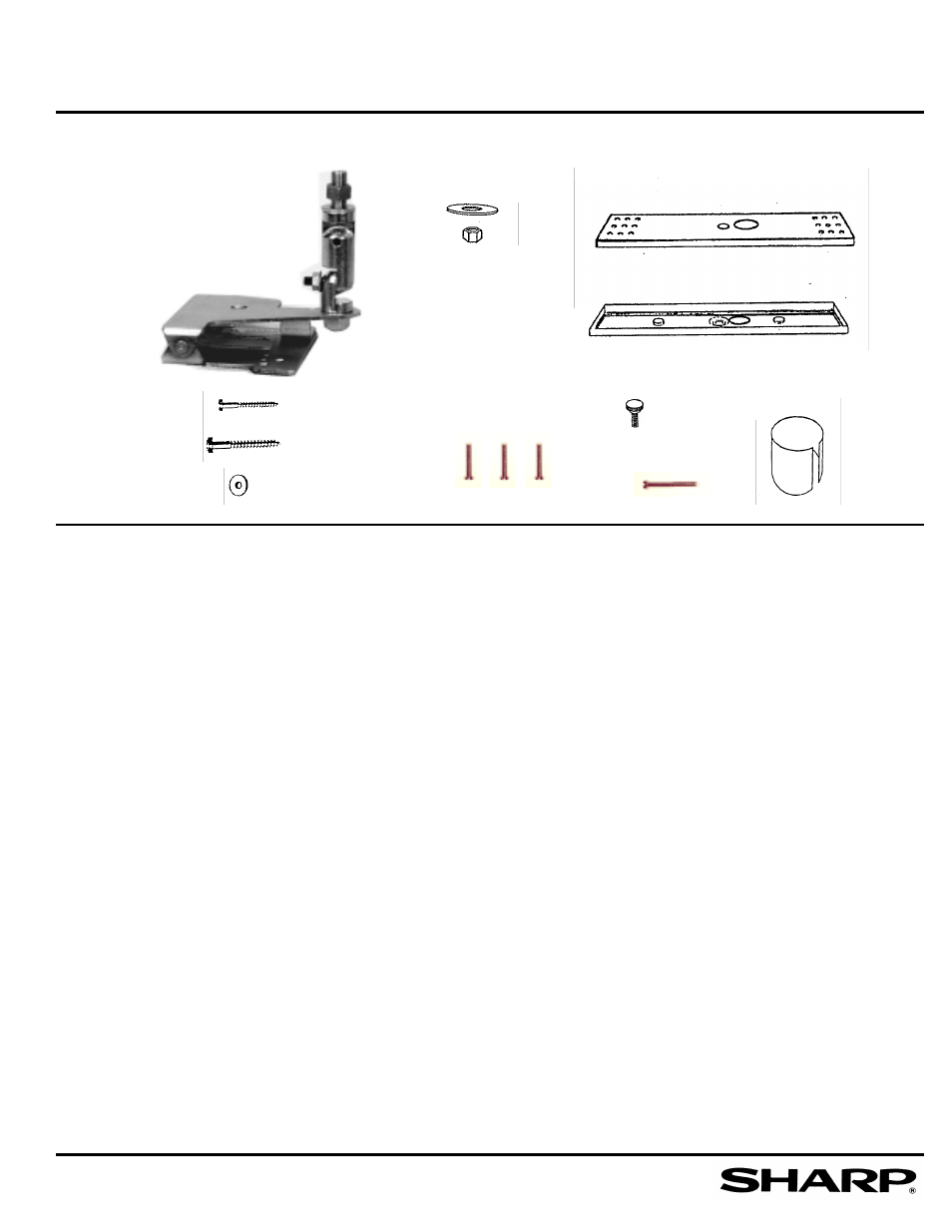 Installation instructions | Sharp AN-CM270 User Manual | Page 3 / 12