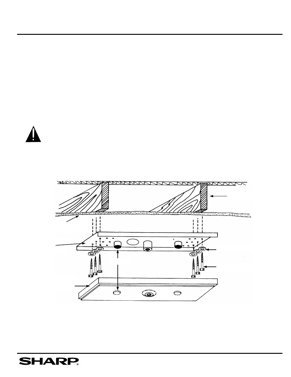 Installation instructions | Sharp AN-CM270 User Manual | Page 4 / 12