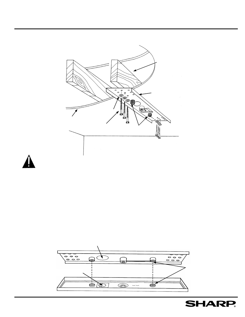 Installation instructions | Sharp AN-CM270 User Manual | Page 5 / 12