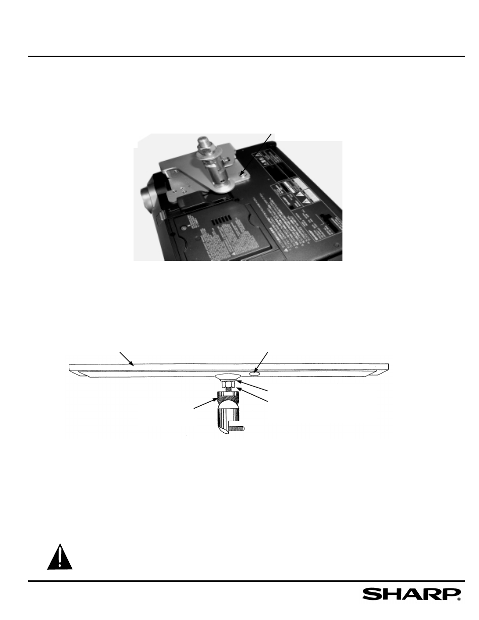 Installation instructions | Sharp AN-CM270 User Manual | Page 7 / 12