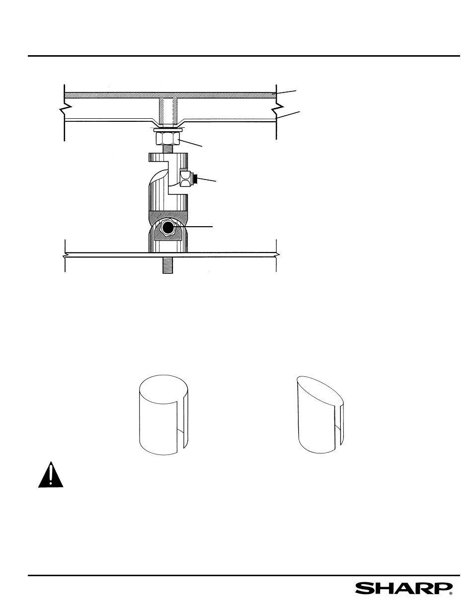 Installation instructions | Sharp AN-CM270 User Manual | Page 9 / 12