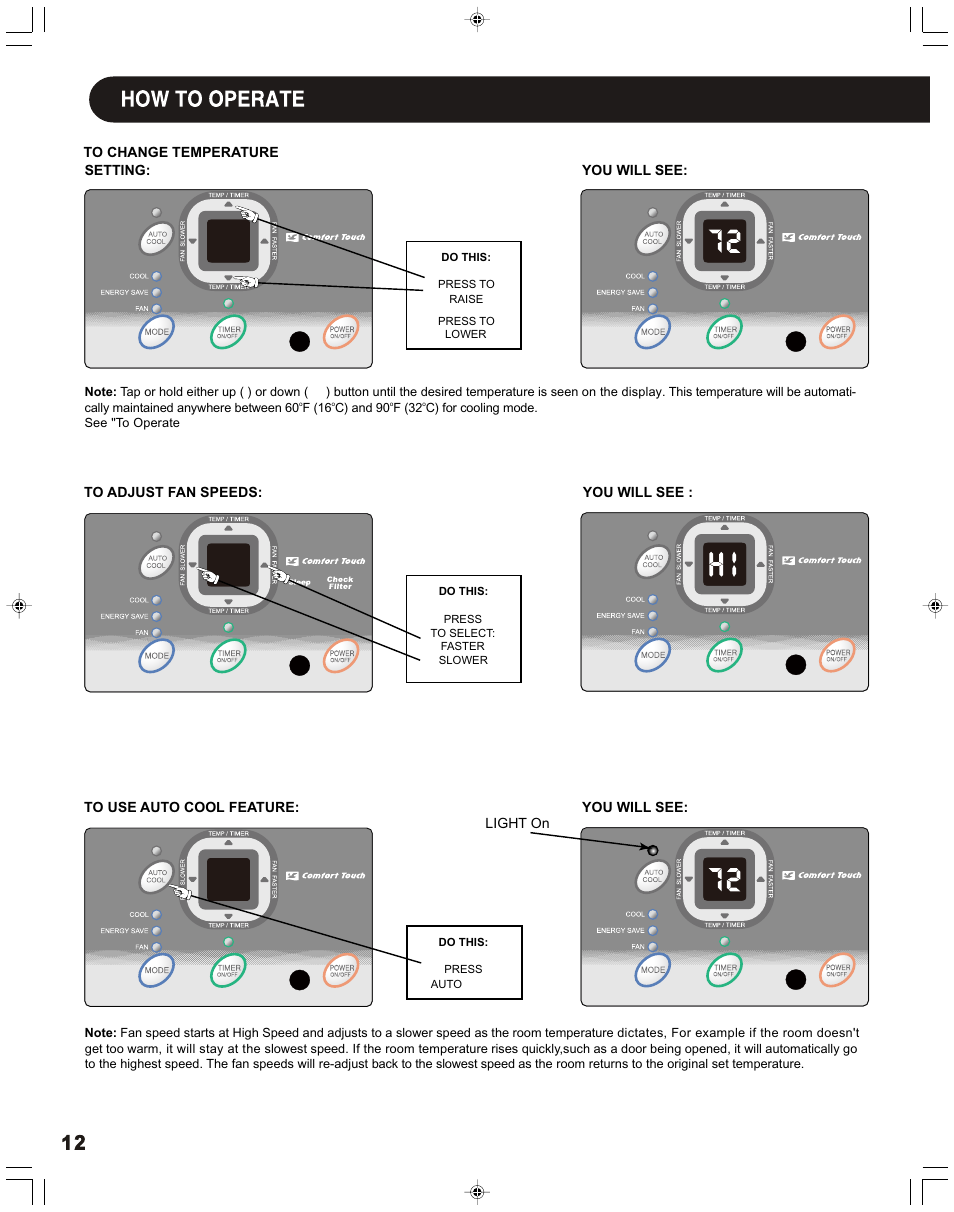 Sharp AF-S155NX User Manual | Page 12 / 20