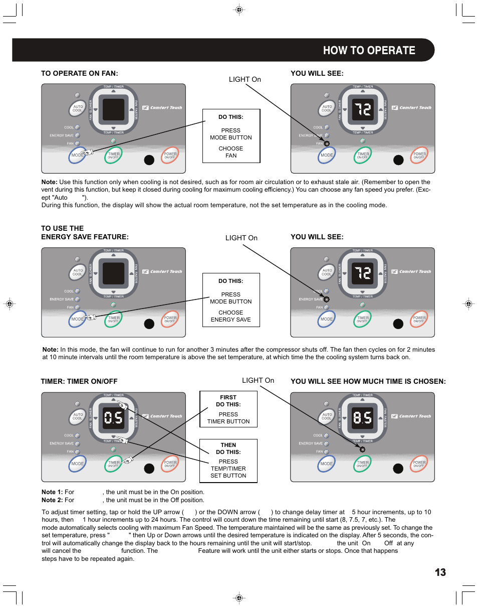 Sharp AF-S155NX User Manual | Page 13 / 20