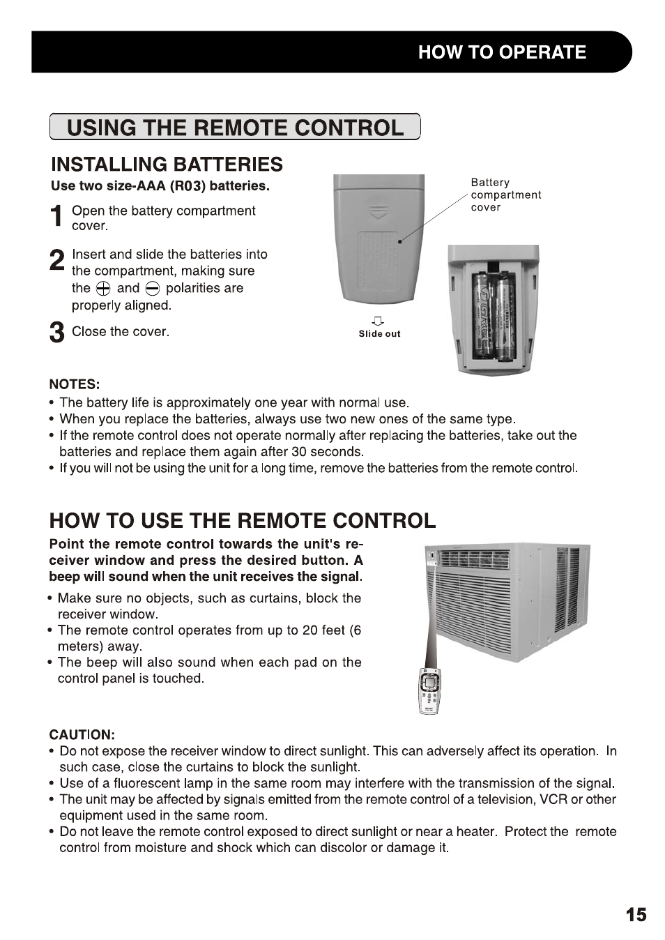 Sharp AF-S155NX User Manual | Page 15 / 20