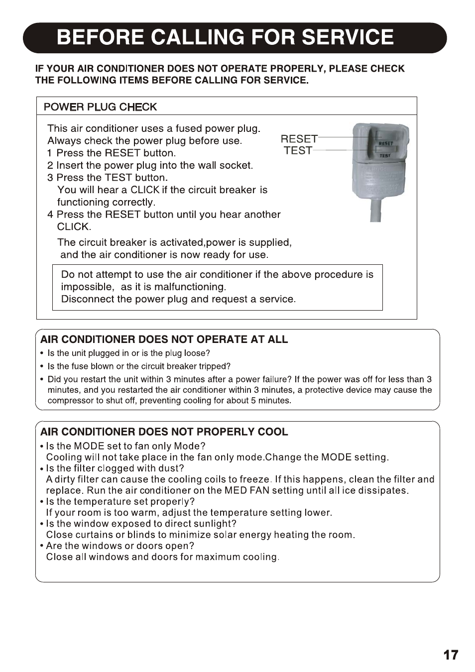 Sharp AF-S155NX User Manual | Page 17 / 20