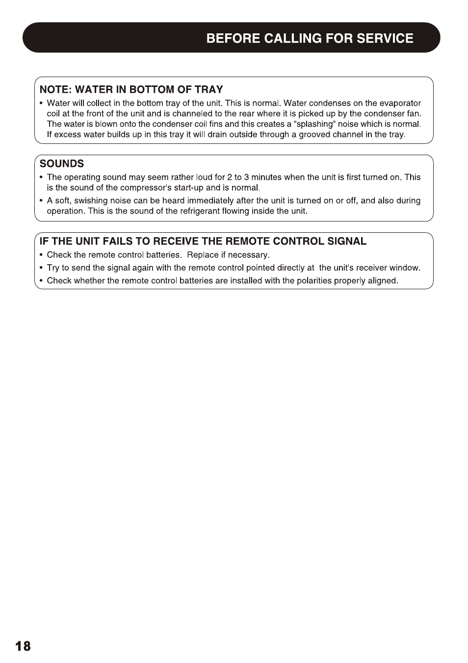 Sharp AF-S155NX User Manual | Page 18 / 20