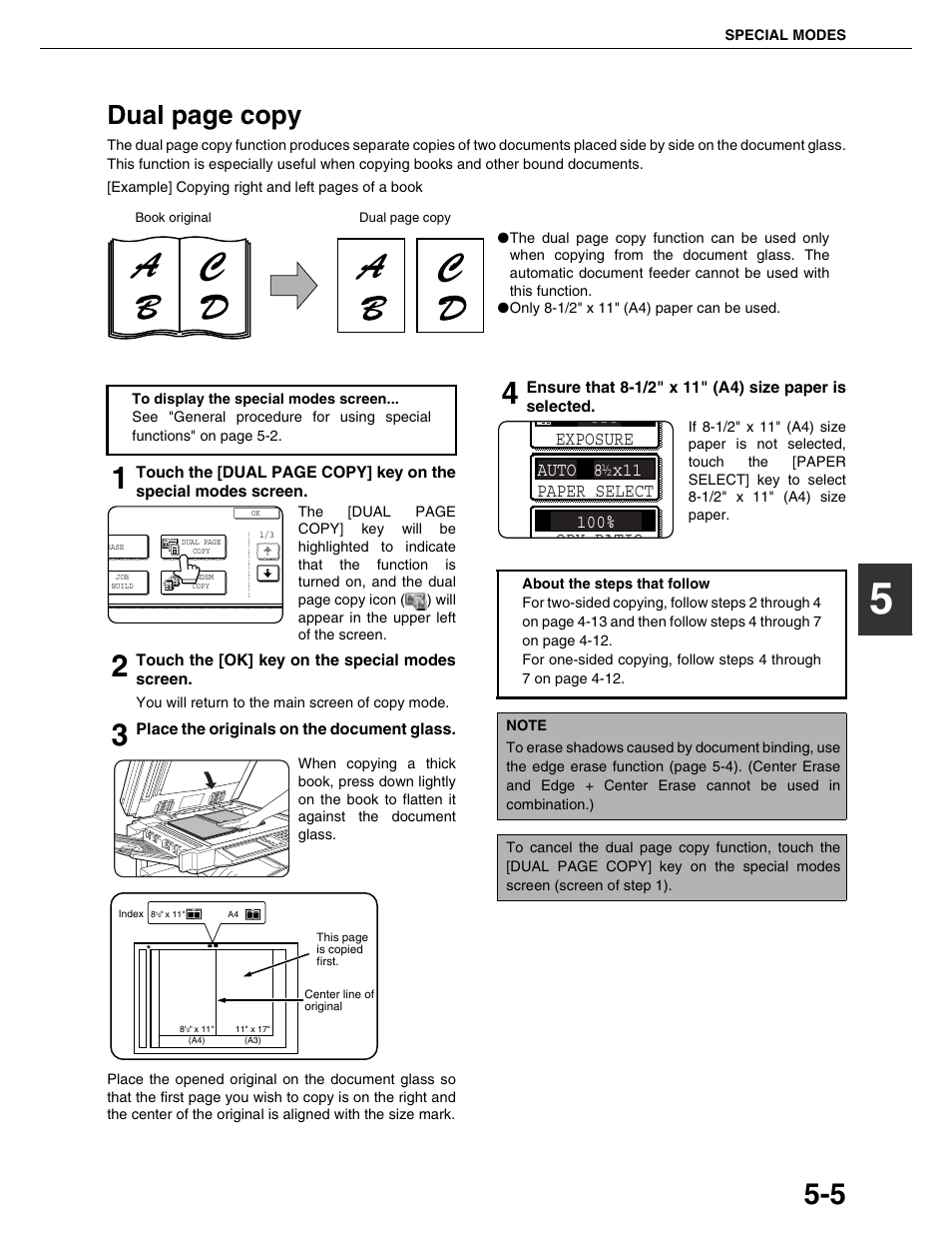 Dual page copy | Sharp AR-M355N User Manual | Page 104 / 380