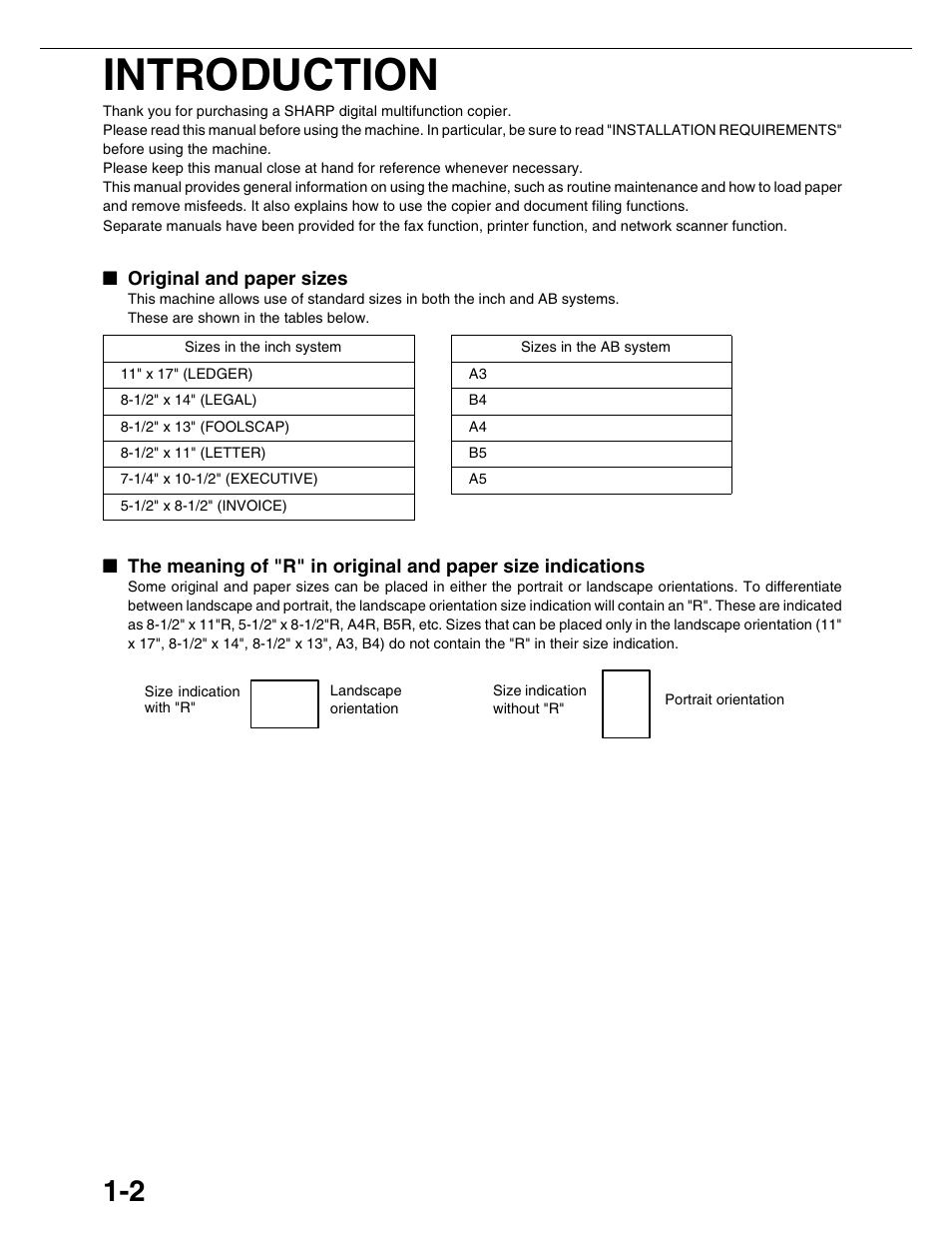 Introduction | Sharp AR-M355N User Manual | Page 11 / 380