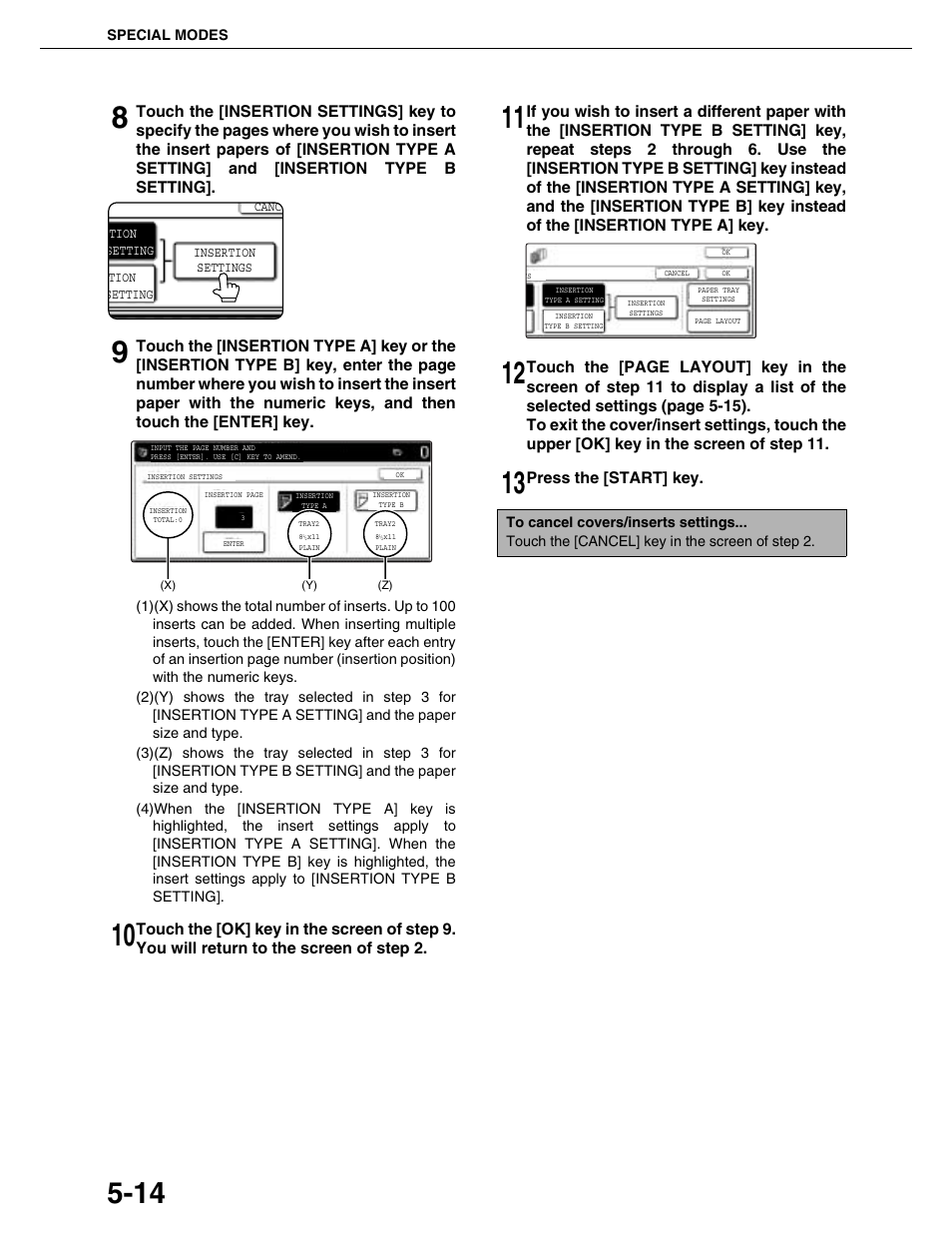 Press the [start] key | Sharp AR-M355N User Manual | Page 113 / 380