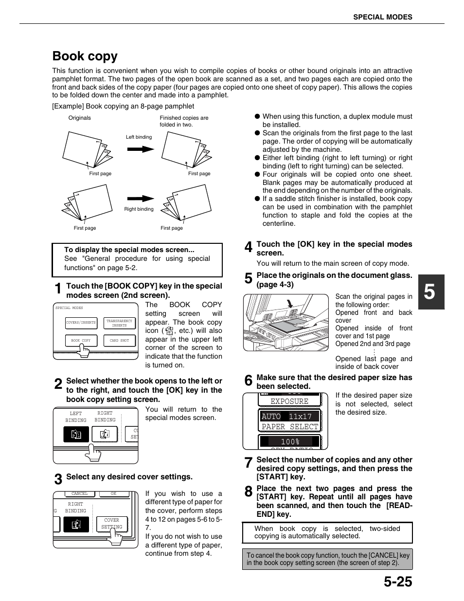 Book copy | Sharp AR-M355N User Manual | Page 124 / 380