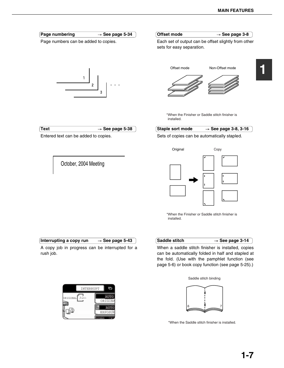 October, 2004 meeting | Sharp AR-M355N User Manual | Page 16 / 380