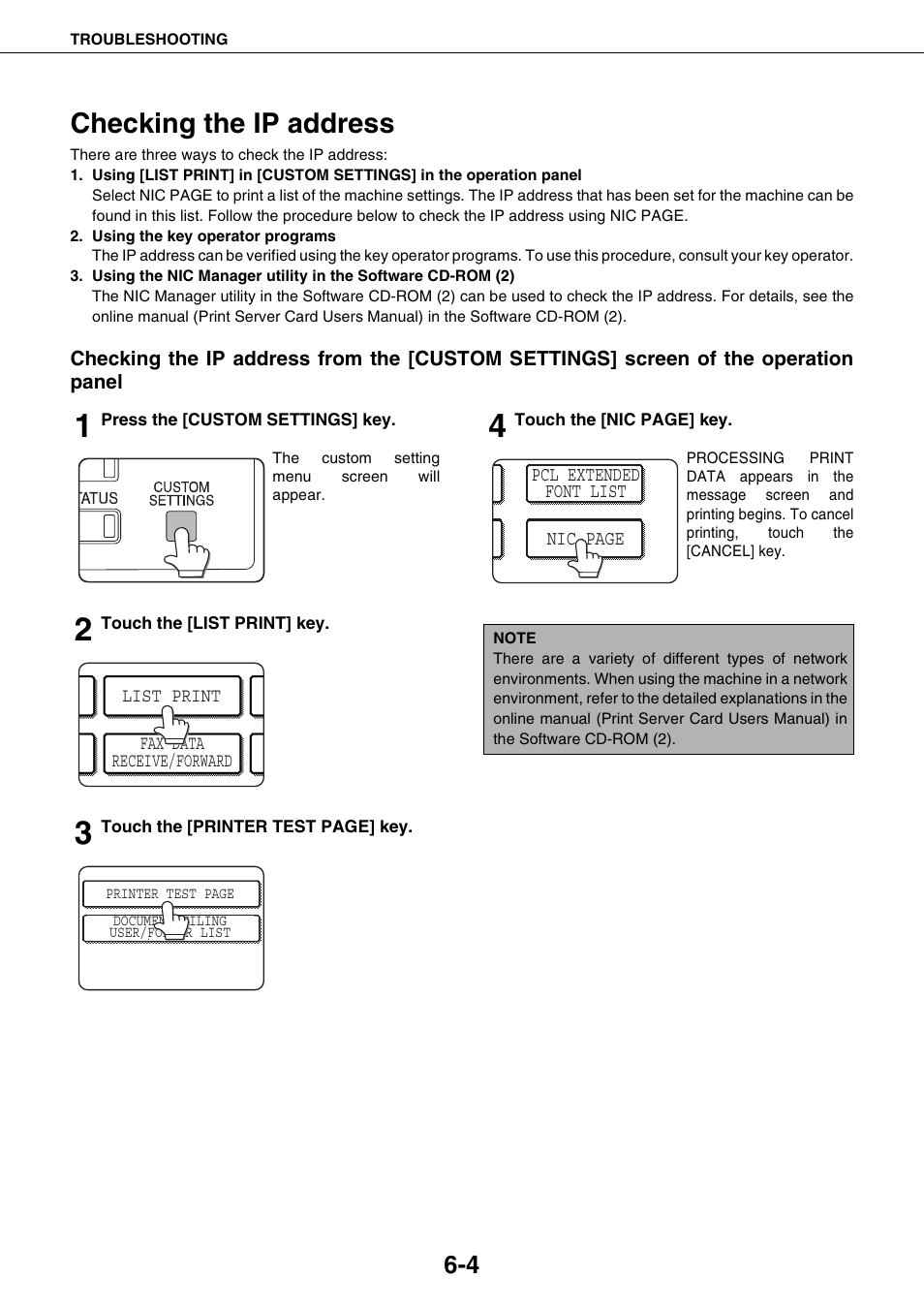 Checking the ip address | Sharp AR-M355N User Manual | Page 236 / 380