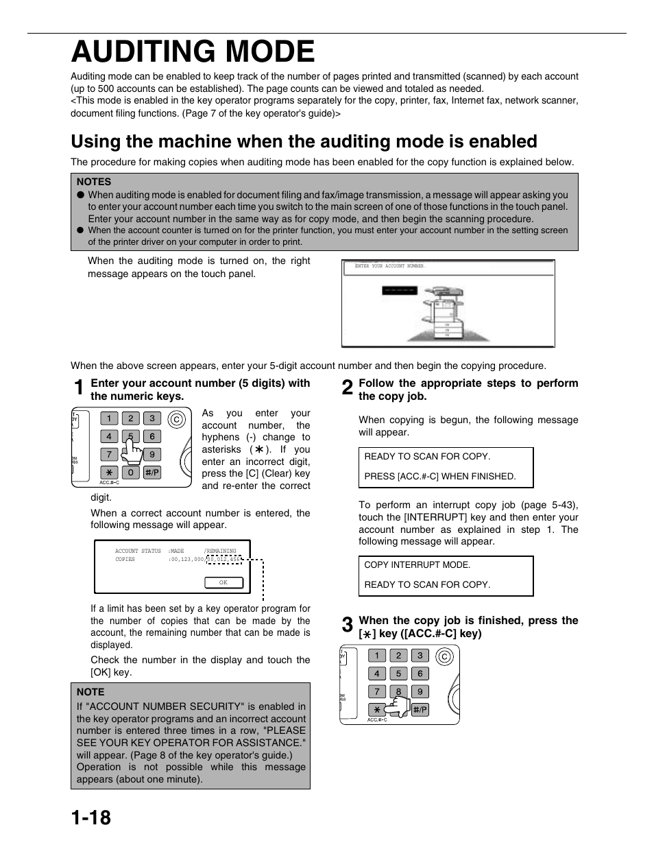 Auditing mode | Sharp AR-M355N User Manual | Page 27 / 380