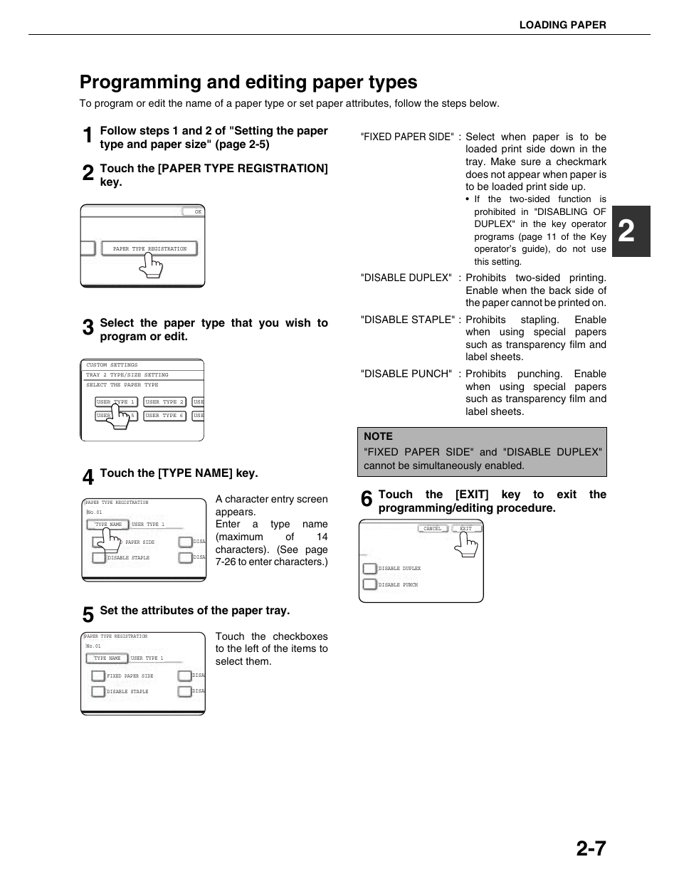 Programming and editing paper types | Sharp AR-M355N User Manual | Page 34 / 380