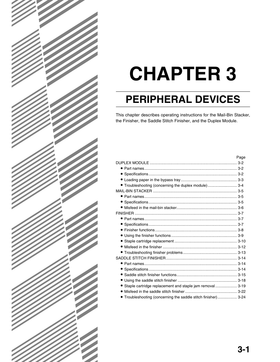 Chapter 3, Peripheral devices | Sharp AR-M355N User Manual | Page 54 / 380