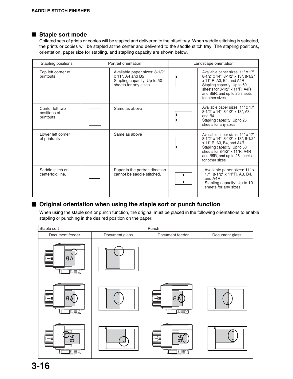 Staple sort mode | Sharp AR-M355N User Manual | Page 69 / 380