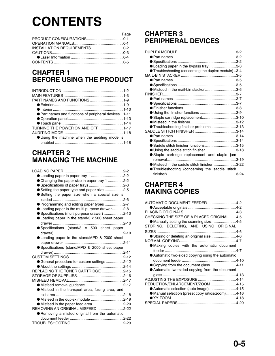 Sharp AR-M355N User Manual | Page 8 / 380