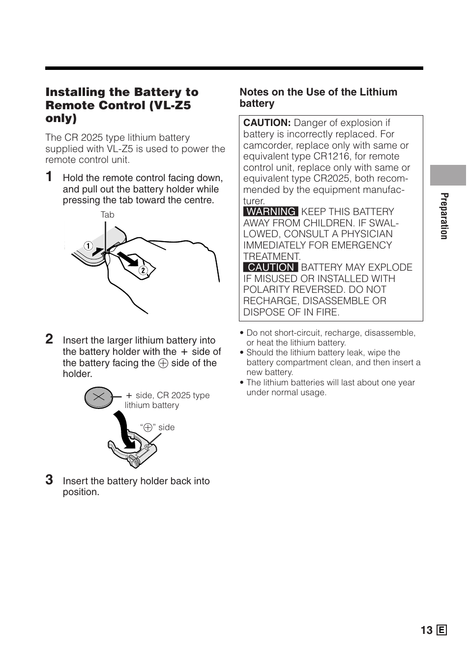 Sharp VIEWCAMZ VL-Z5E User Manual | Page 23 / 117
