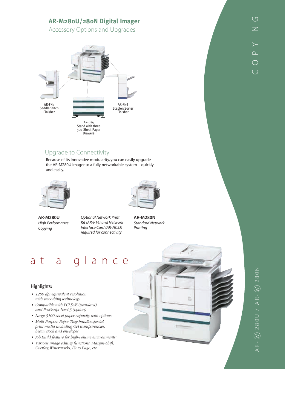 Copying | Sharp AR-M280N User Manual | Page 4 / 11