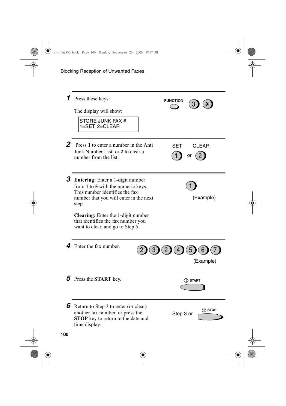 Sharp FO-2950M User Manual | Page 102 / 152