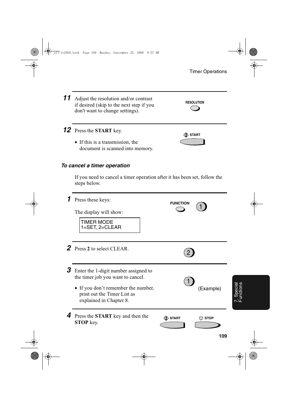 Sharp FO-2950M User Manual | Page 111 / 152