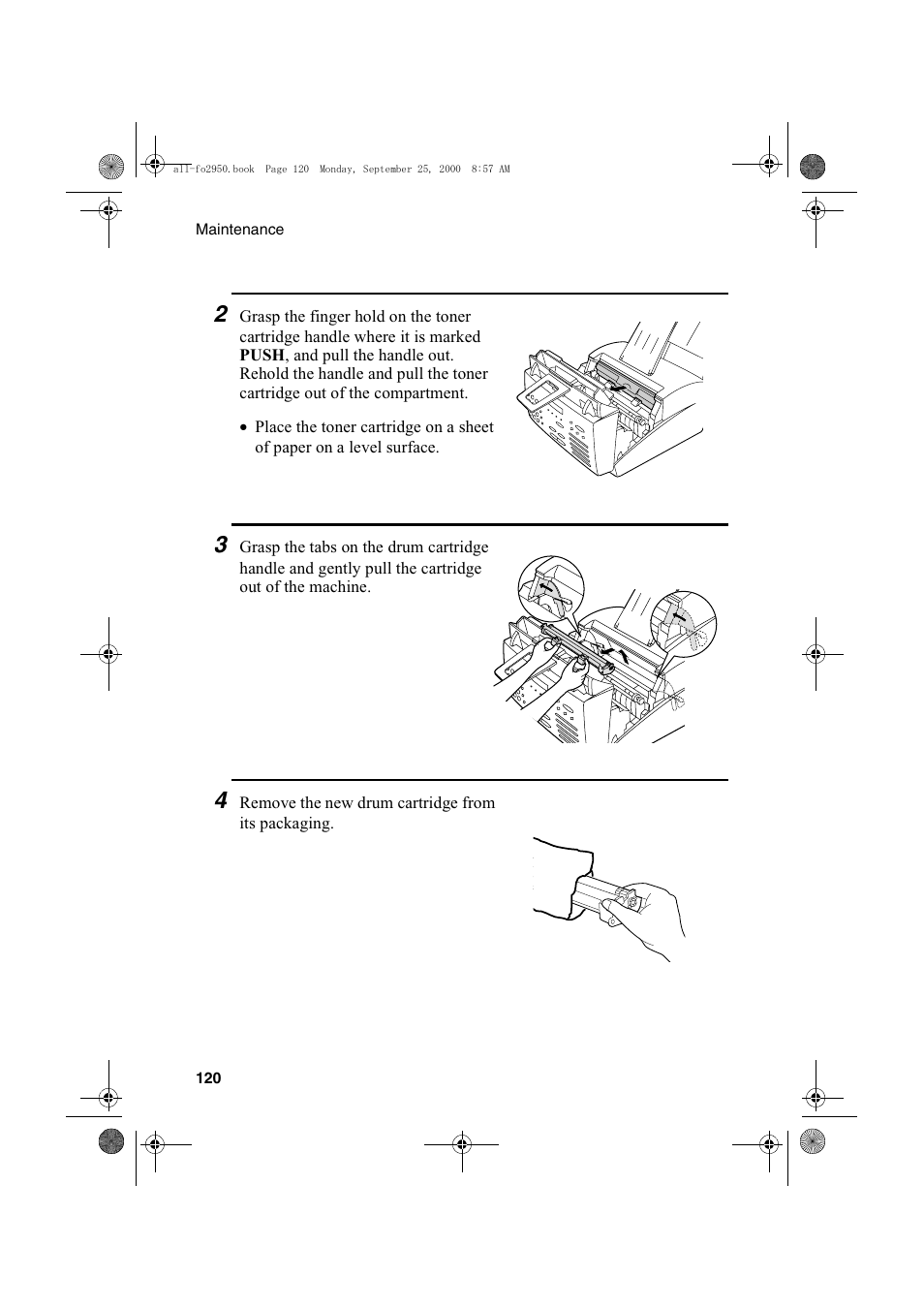 Sharp FO-2950M User Manual | Page 122 / 152