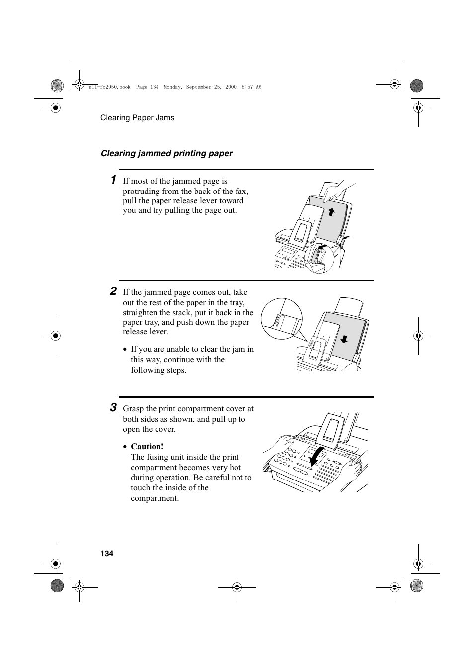 Sharp FO-2950M User Manual | Page 136 / 152