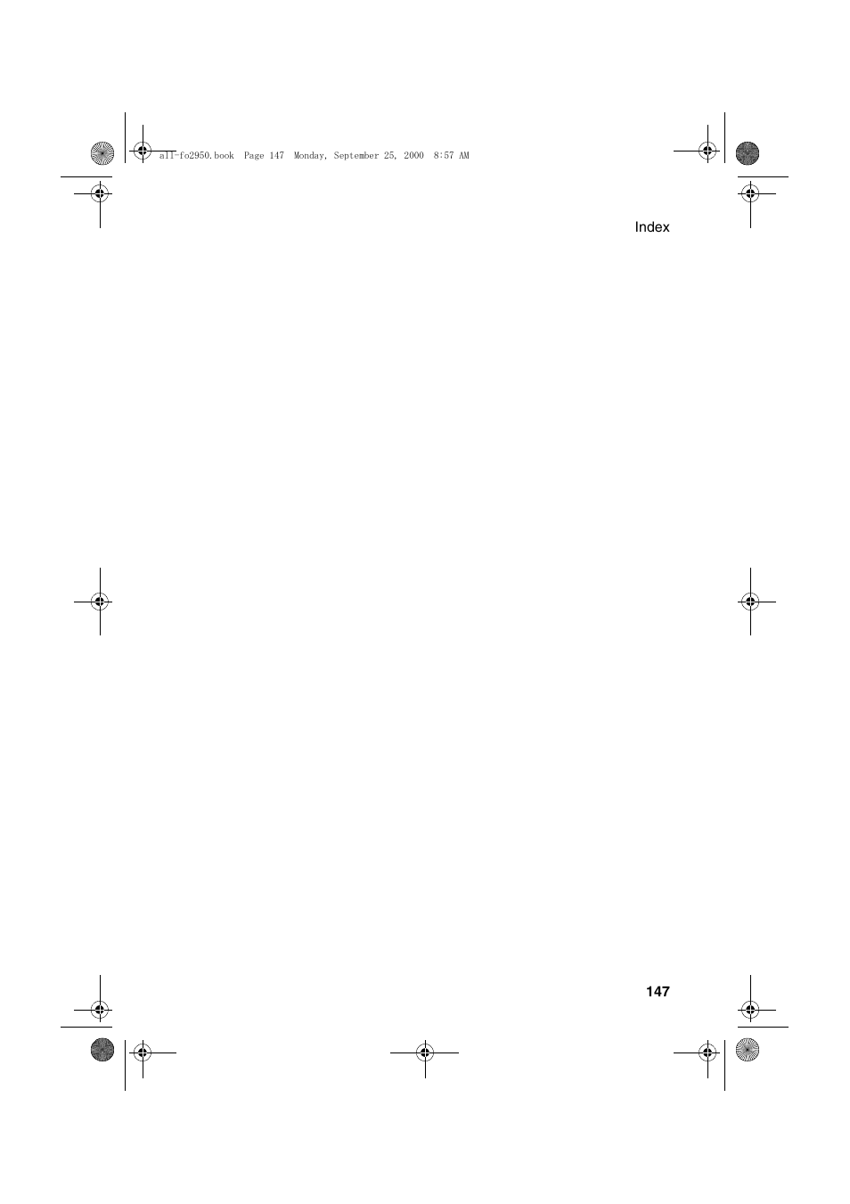 Sharp FO-2950M User Manual | Page 149 / 152