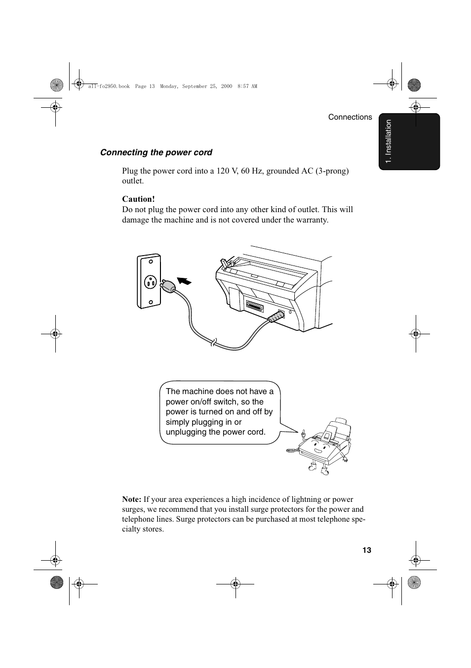 Sharp FO-2950M User Manual | Page 15 / 152