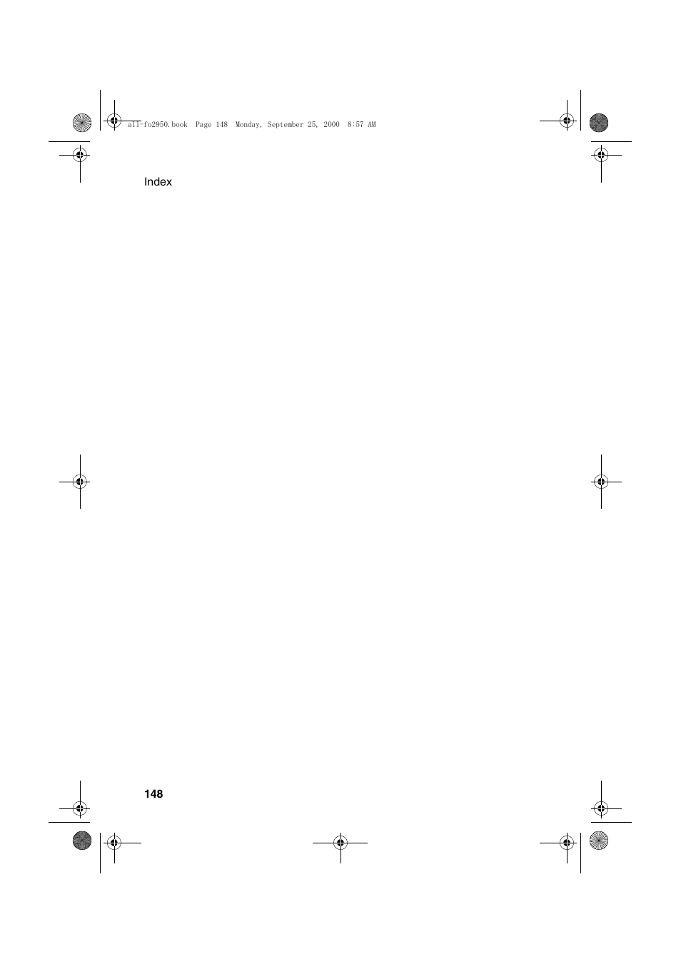 Sharp FO-2950M User Manual | Page 150 / 152