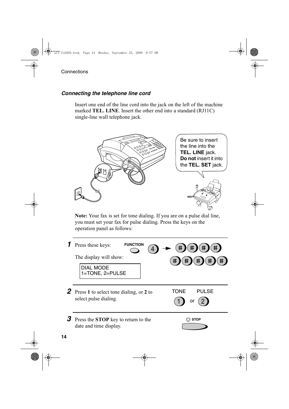 Sharp FO-2950M User Manual | Page 16 / 152