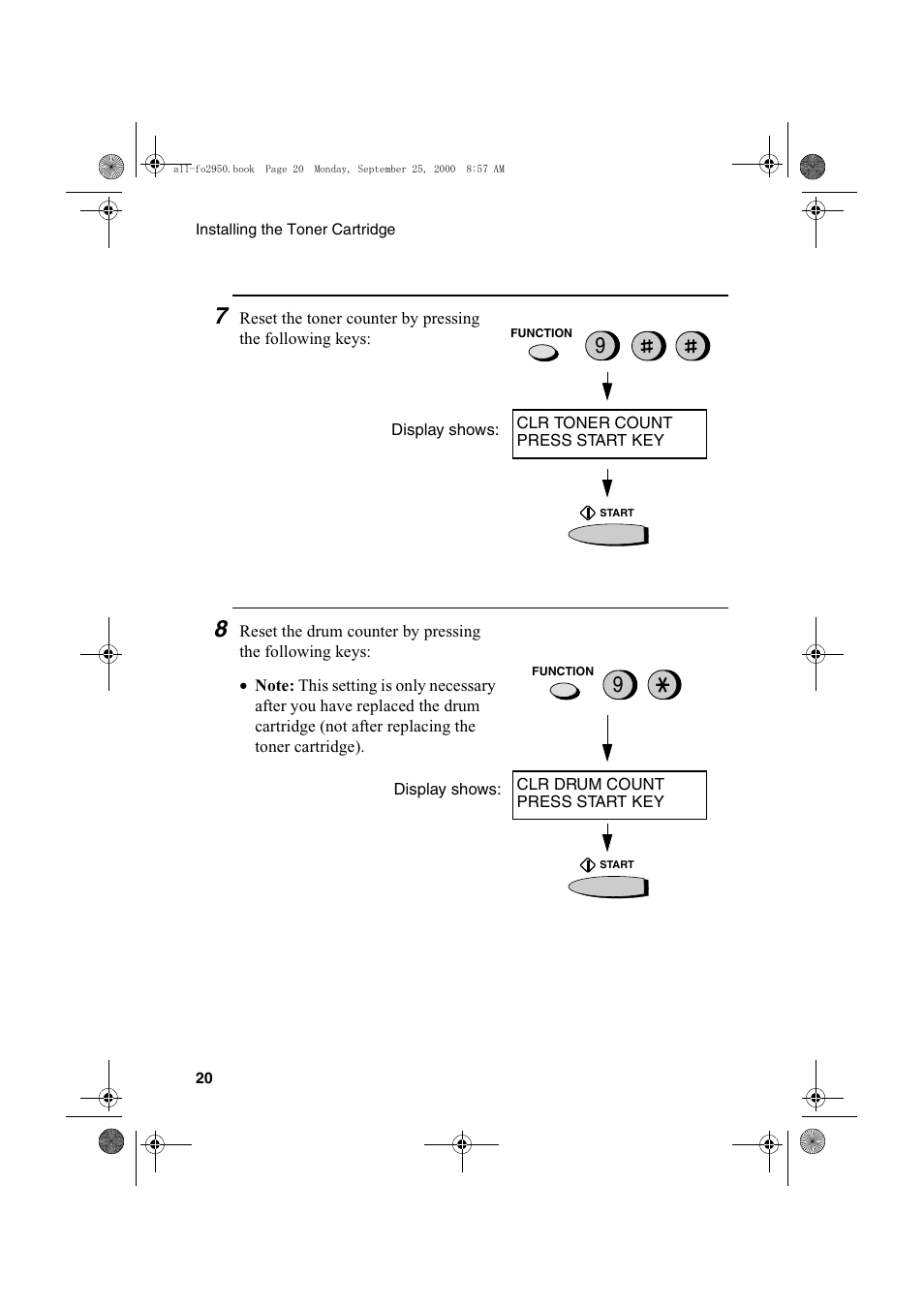 Sharp FO-2950M User Manual | Page 22 / 152