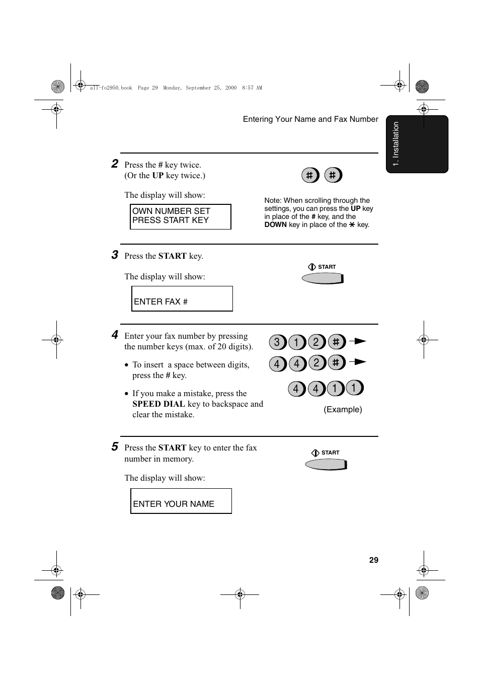 Sharp FO-2950M User Manual | Page 31 / 152