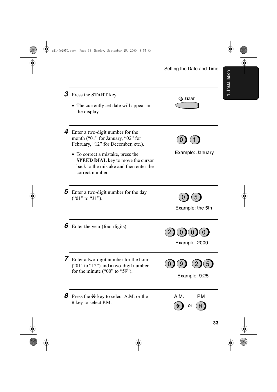 Sharp FO-2950M User Manual | Page 35 / 152