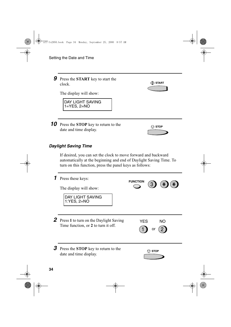 Sharp FO-2950M User Manual | Page 36 / 152